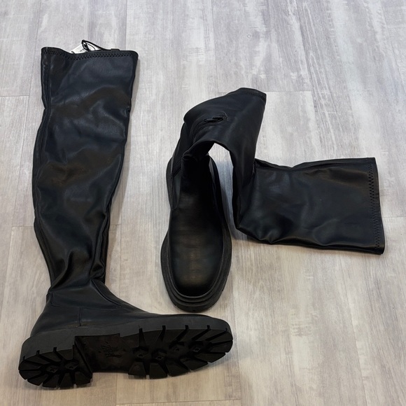 Zara Shoes - Zara Black Over-the-Knee Boots